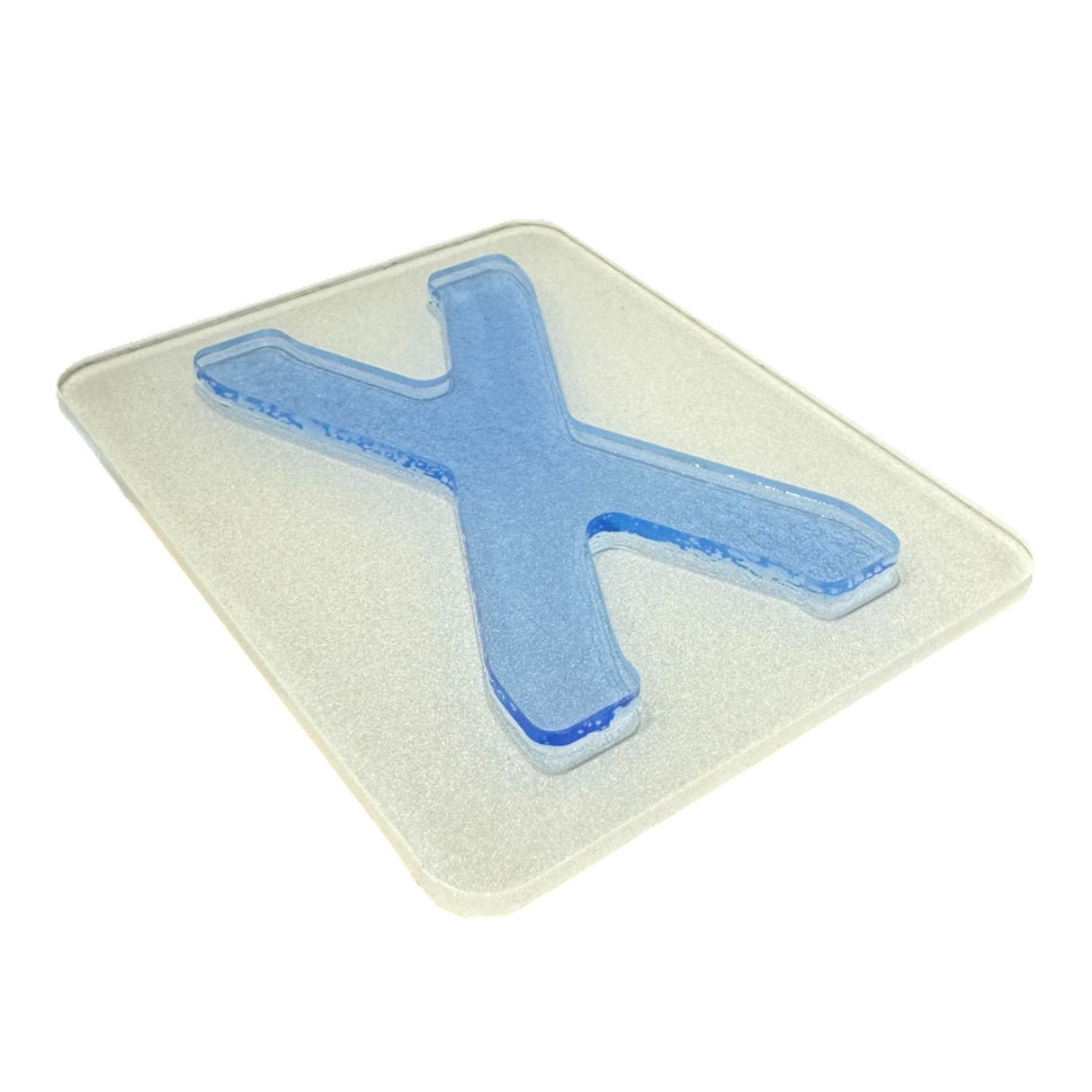 Neon Blue 4D Number Plate Digits