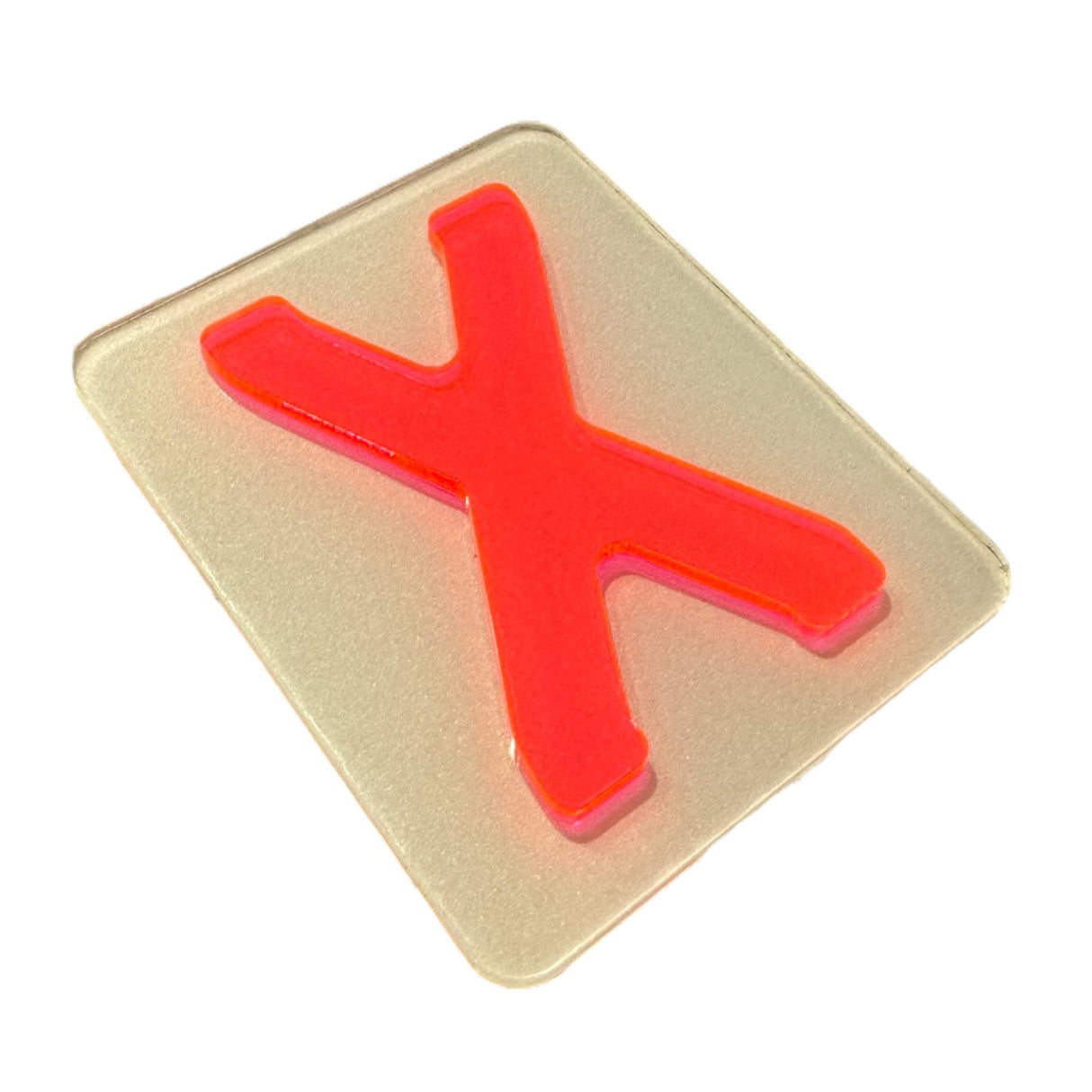 Neon Pink 4D Number Plate Digits