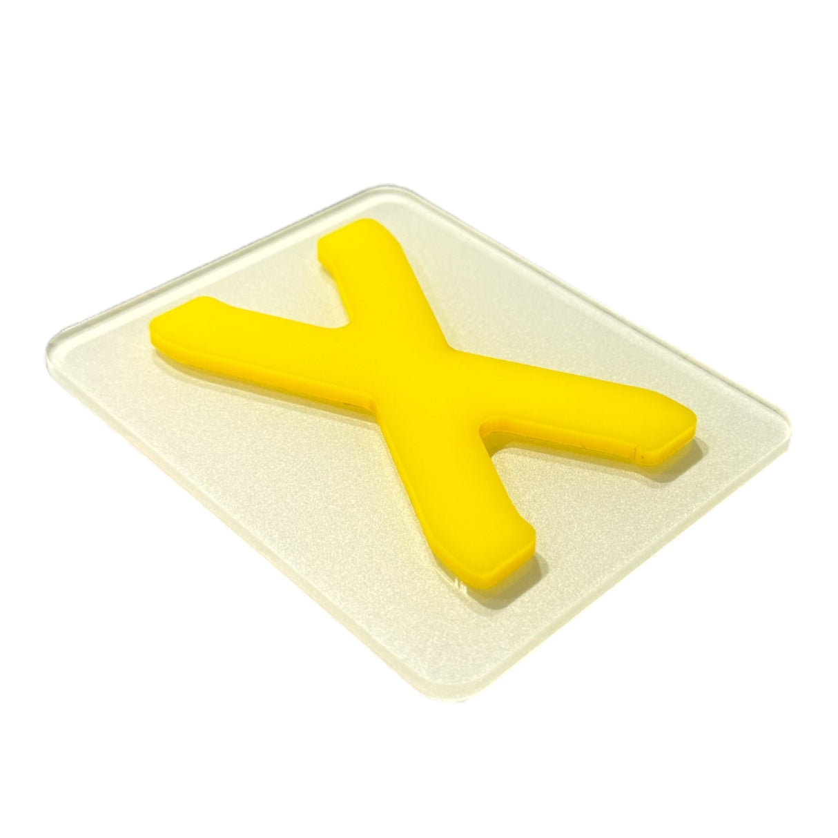 Solid Yellow 4D Number Plate Digits