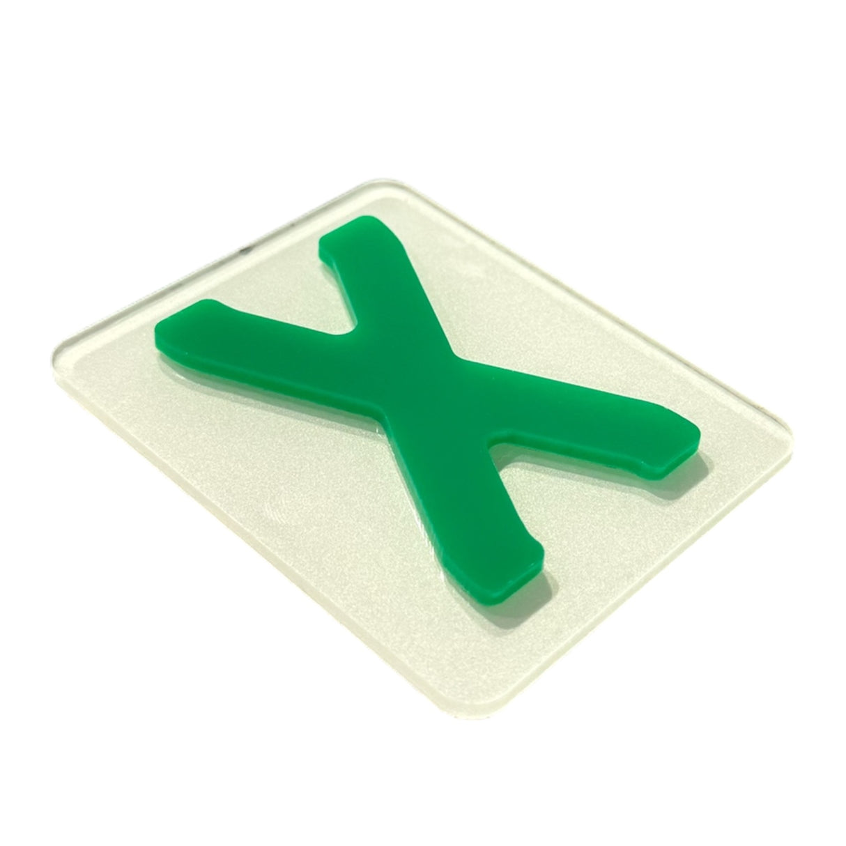 Solid Green 4D Number Plate Digits