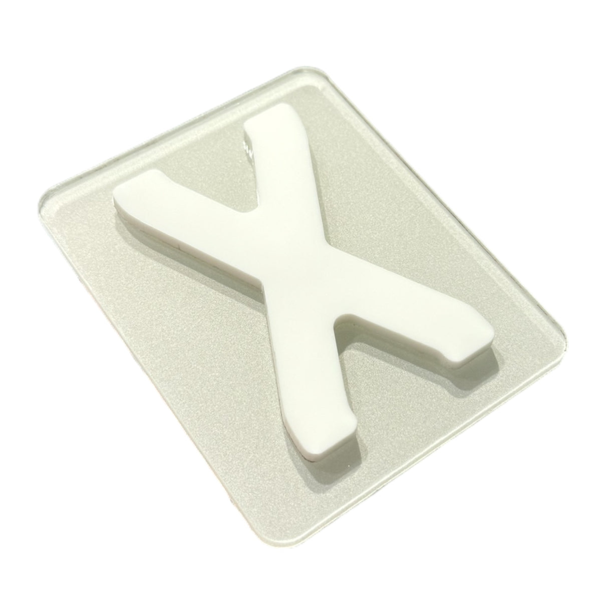 Solid White 4D Number Plate Digits