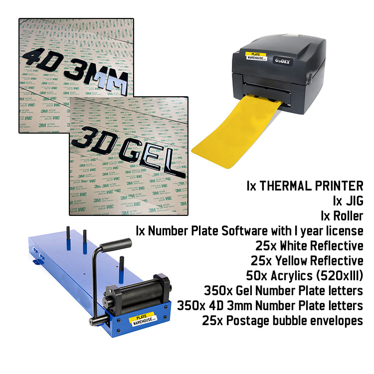 Number Plate Setup (Silver Package)