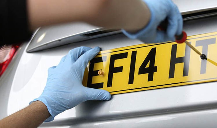 Installing number plates
