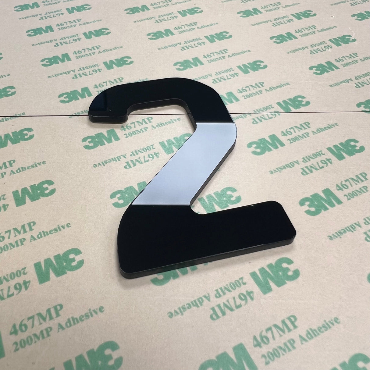 4D 3mm Number Plate Digits (10x) (Top up packs)