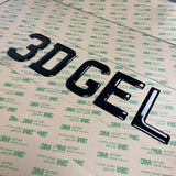 3D Gel Number Plate Digits (350x)