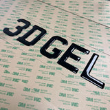 3D Gel Number Plate Digits (175x)