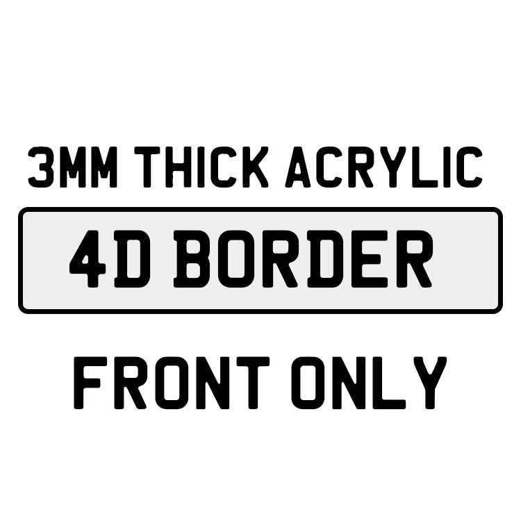 4D Border FRONT ONLY (ADDON)