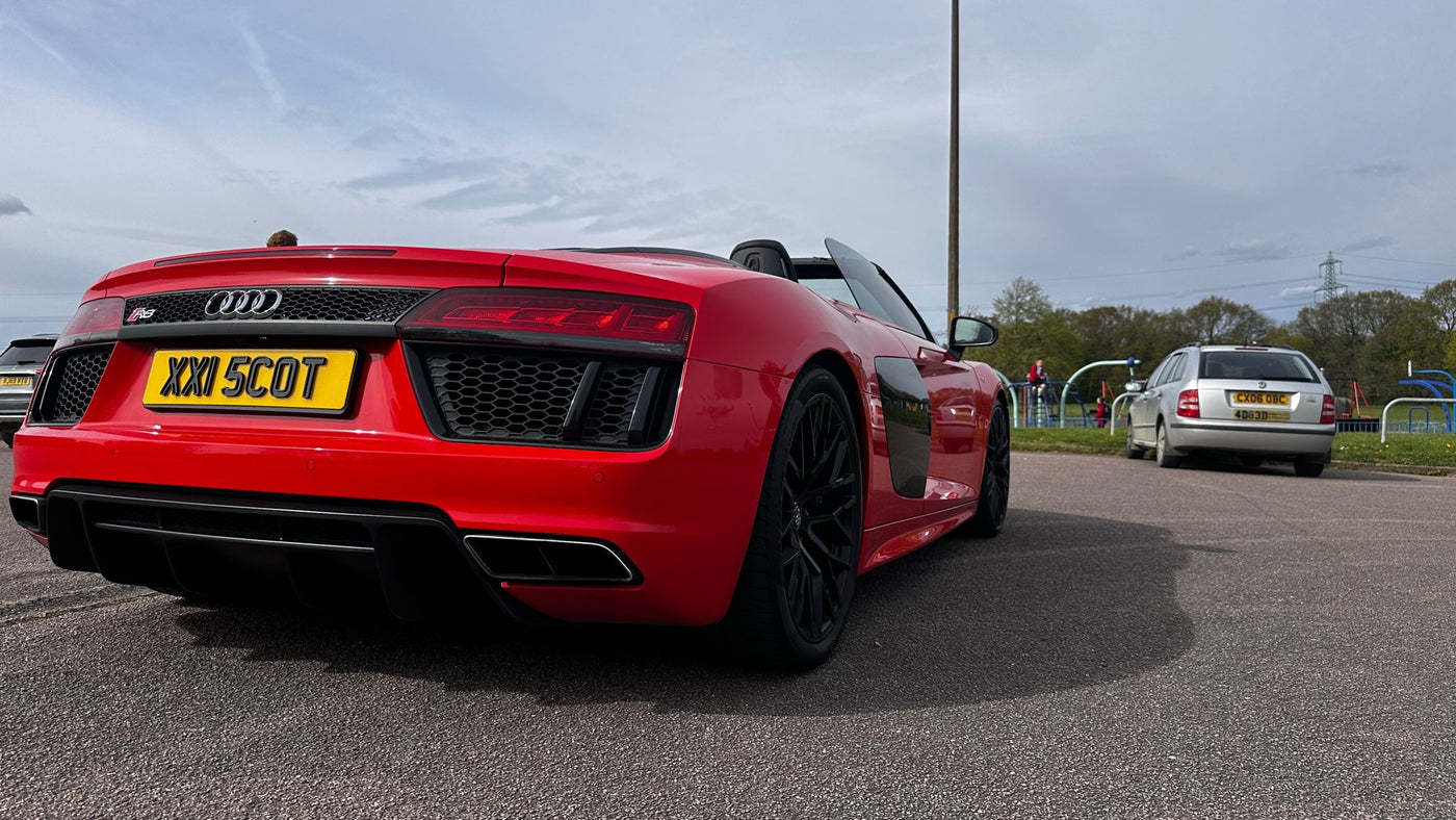 4D Number Plates on Audi R8