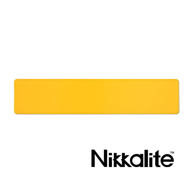Nikkalite Reflective Standard Oblong YELLOW (520 x 111)
